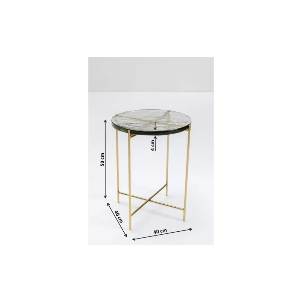 KARE Design Beistelltisch Ice O40Cm- Tische