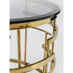 KARE Design Beistelltisch Jupiter Gold O55Cm- Tische