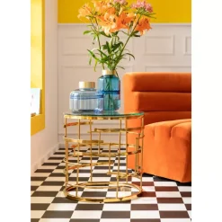 KARE Design Beistelltisch Jupiter Gold O55Cm- Tische
