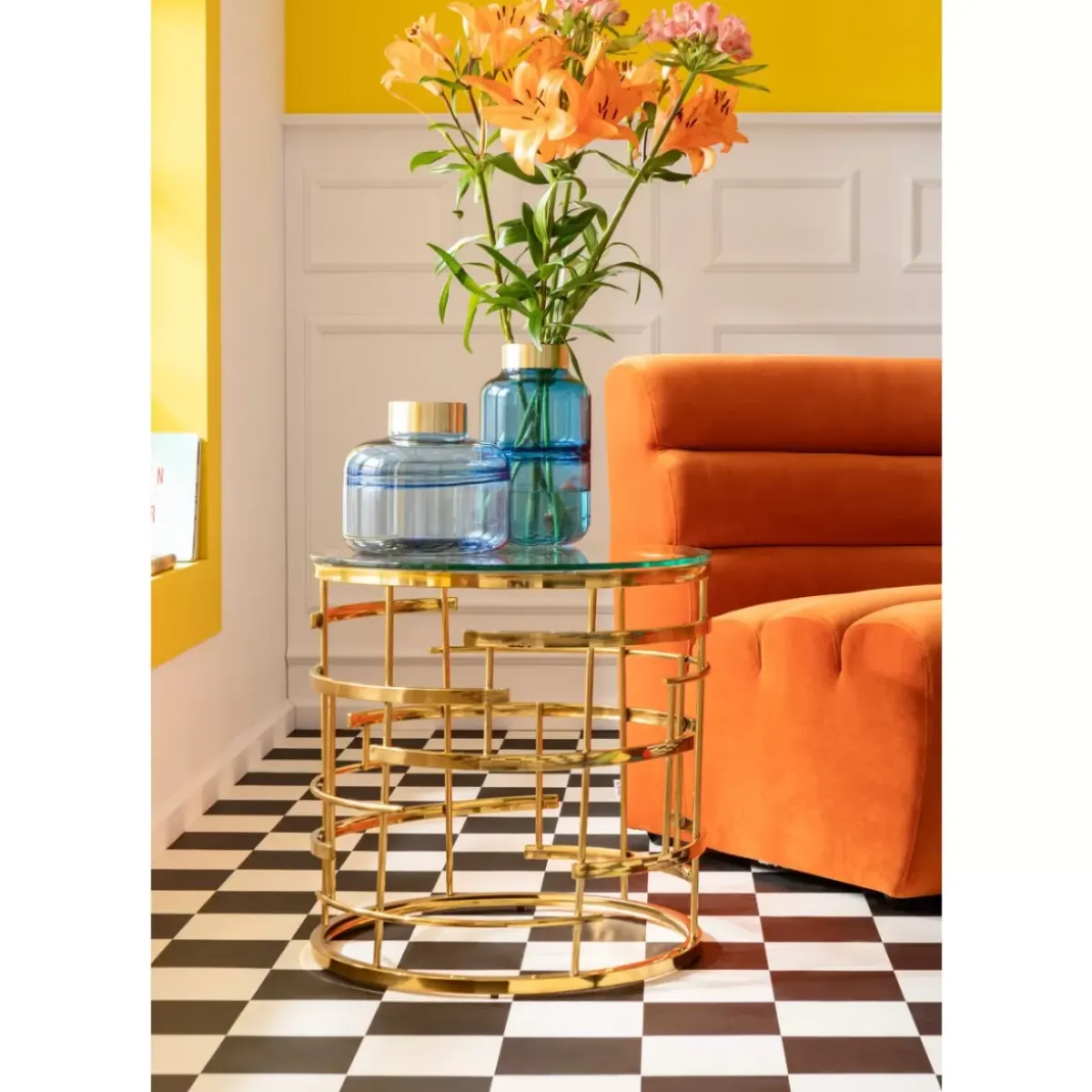 KARE Design Beistelltisch Jupiter Gold O55Cm- Tische