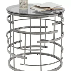KARE Design Beistelltisch Jupiter Silber O55Cm- Tische