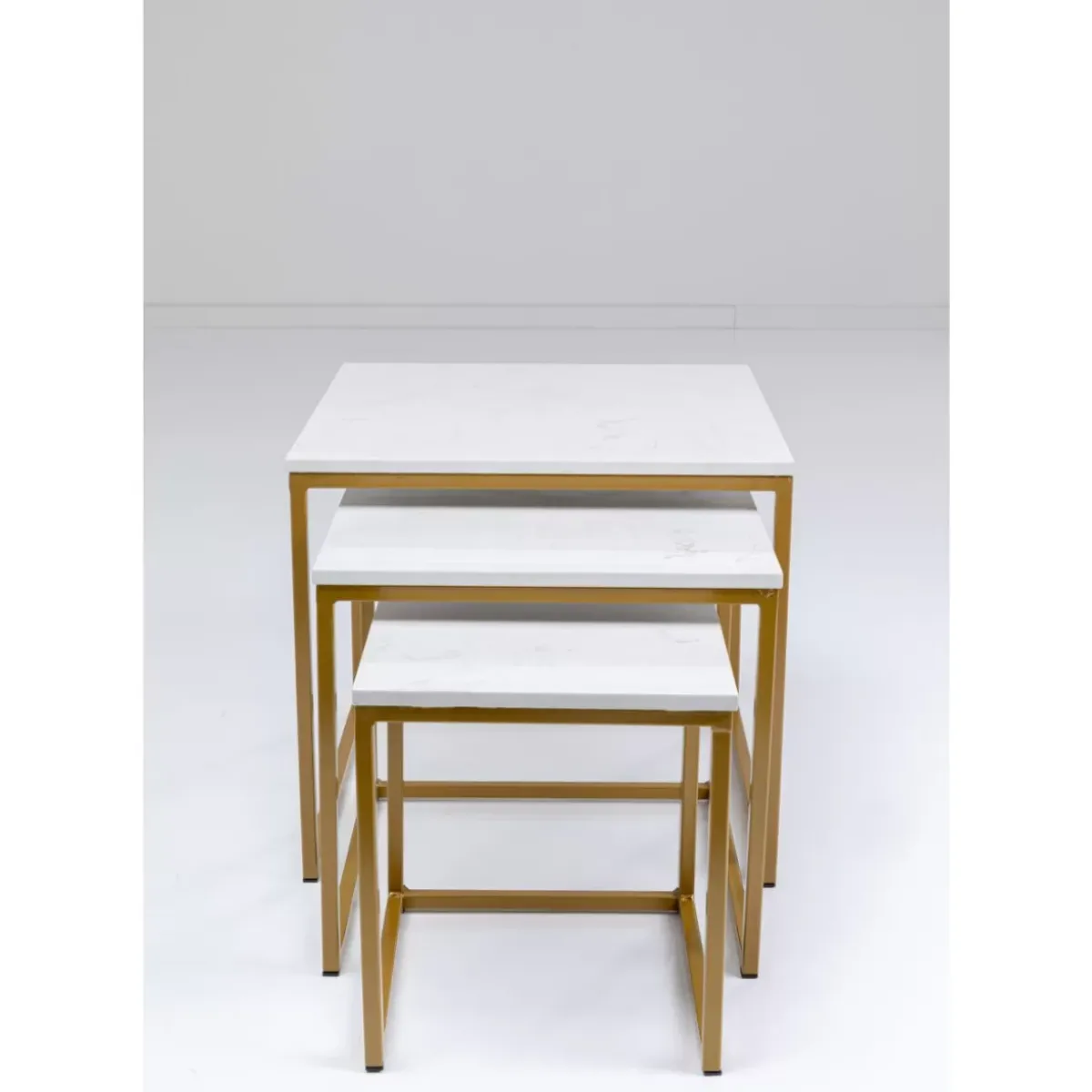 KARE Design Beistelltisch Key West Gold (3/Set)- Tische