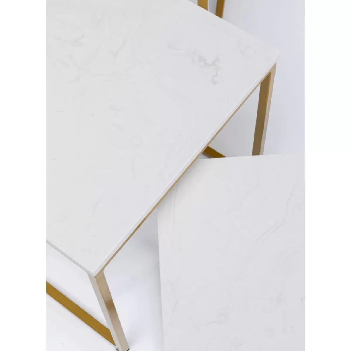 KARE Design Beistelltisch Key West Gold (3/Set)- Tische