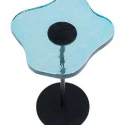 KARE Design Beistelltisch Lava Blau O30Cm- Tische