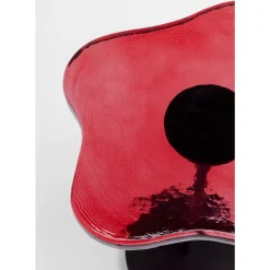 KARE Design Beistelltisch Lava Rot O30Cm- Tische