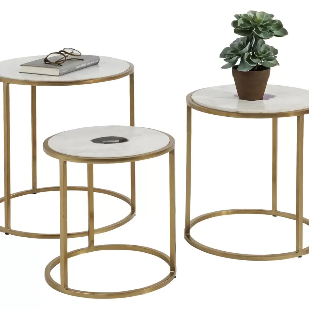 KARE Design Beistelltisch Limbo (3/Set) O45Cm- Tische