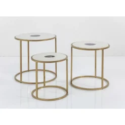 KARE Design Beistelltisch Limbo (3/Set) O45Cm- Tische