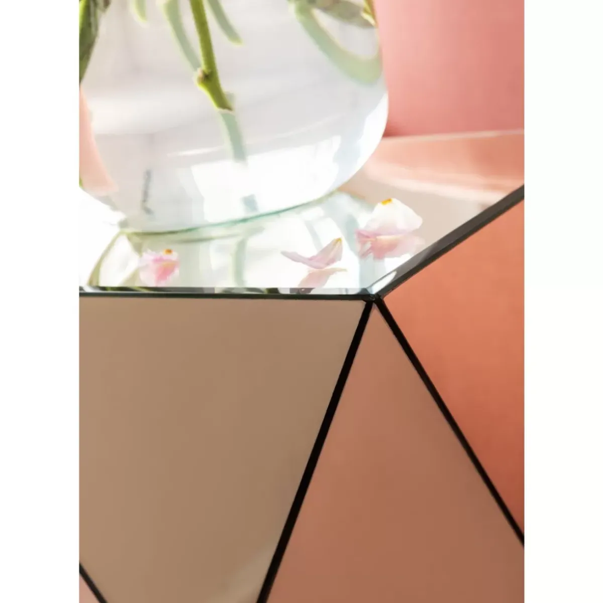 KARE Design Beistelltisch Luxury Triangle Champagne- Tische