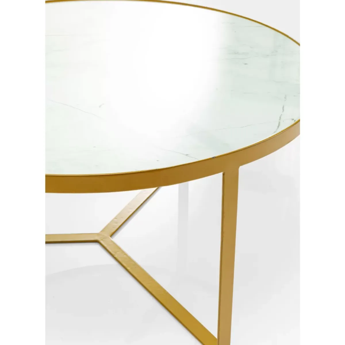 KARE Design Beistelltisch Marble Gold O55- Tische