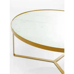 KARE Design Beistelltisch Marble Gold O55- Tische