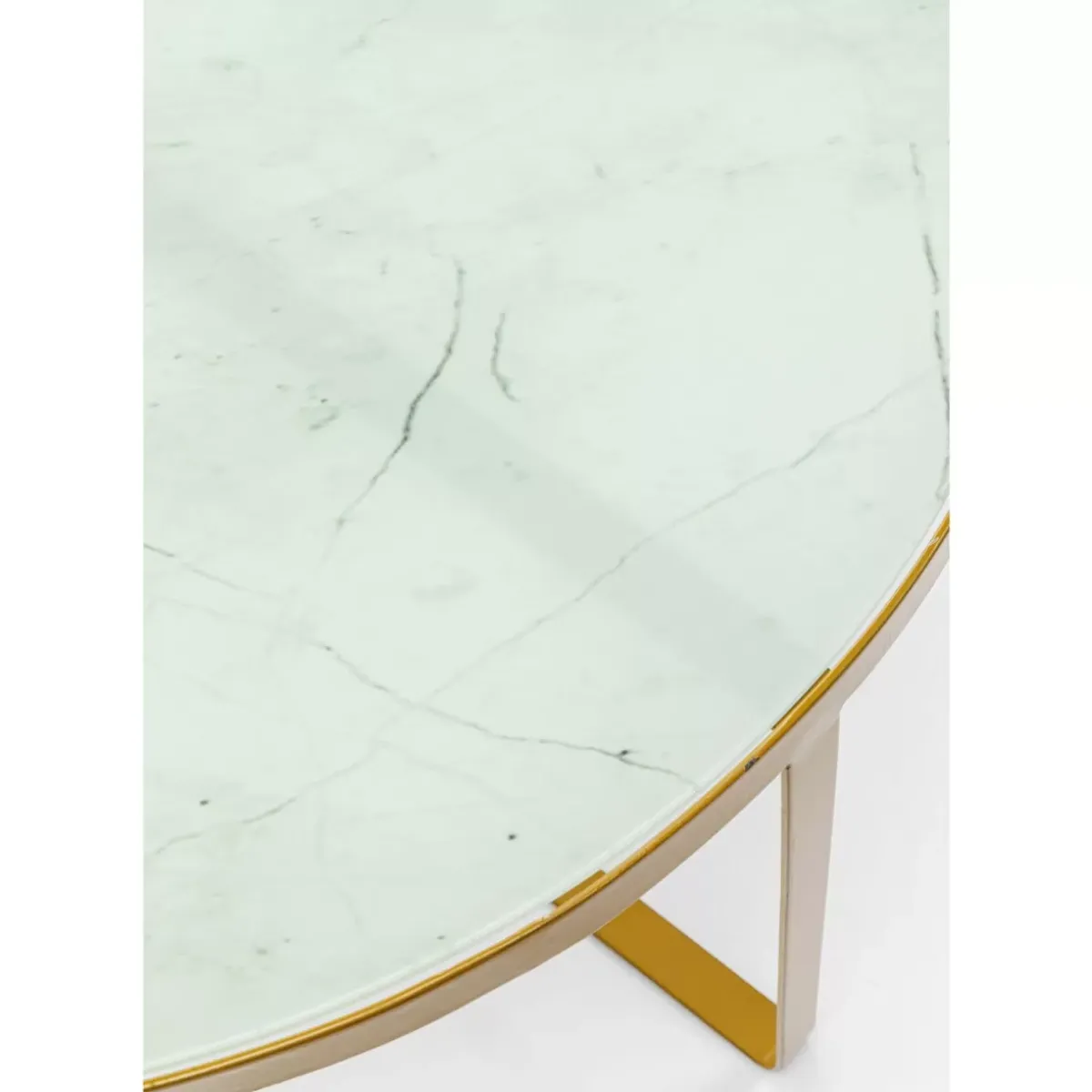 KARE Design Beistelltisch Marble Gold O55- Tische