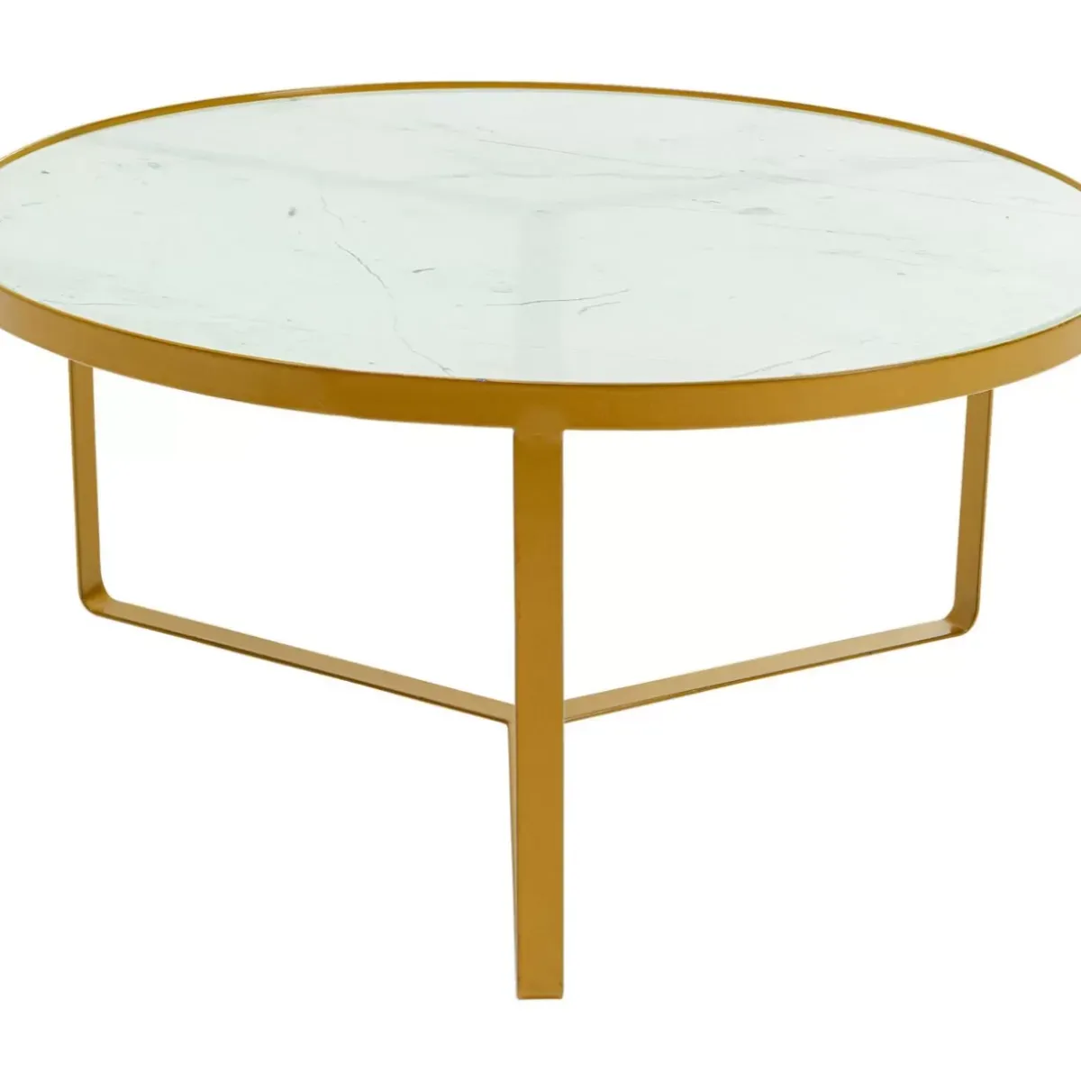 KARE Design Beistelltisch Marble Gold O55- Tische