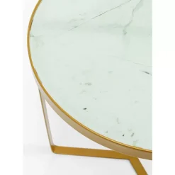 KARE Design Beistelltisch Marble Gold O45- Tische