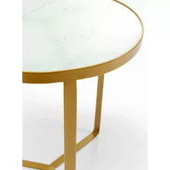 KARE Design Beistelltisch Marble Gold O45- Tische