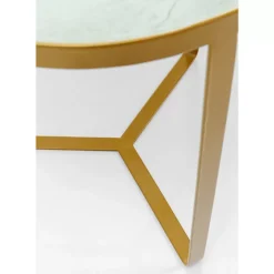 KARE Design Beistelltisch Marble Gold O45- Tische