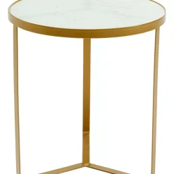 KARE Design Beistelltisch Marble Gold O45- Tische
