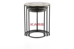 KARE Design Beistelltisch Marrakesh (3/Set) O48Cm- Tische