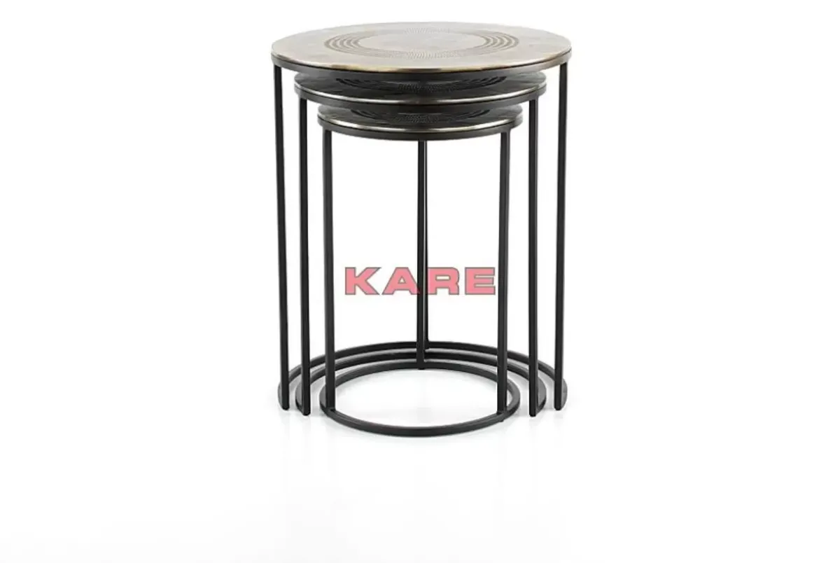 KARE Design Beistelltisch Marrakesh (3/Set) O48Cm- Tische