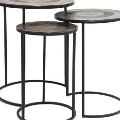 KARE Design Beistelltisch Marrakesh (3/Set) O48Cm- Tische