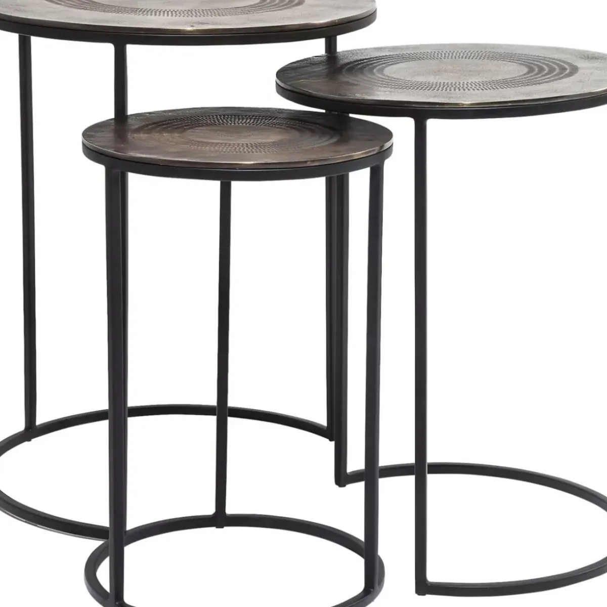 KARE Design Beistelltisch Marrakesh (3/Set) O48Cm- Tische