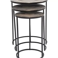 KARE Design Beistelltisch Marrakesh (3/Set) O48Cm- Tische