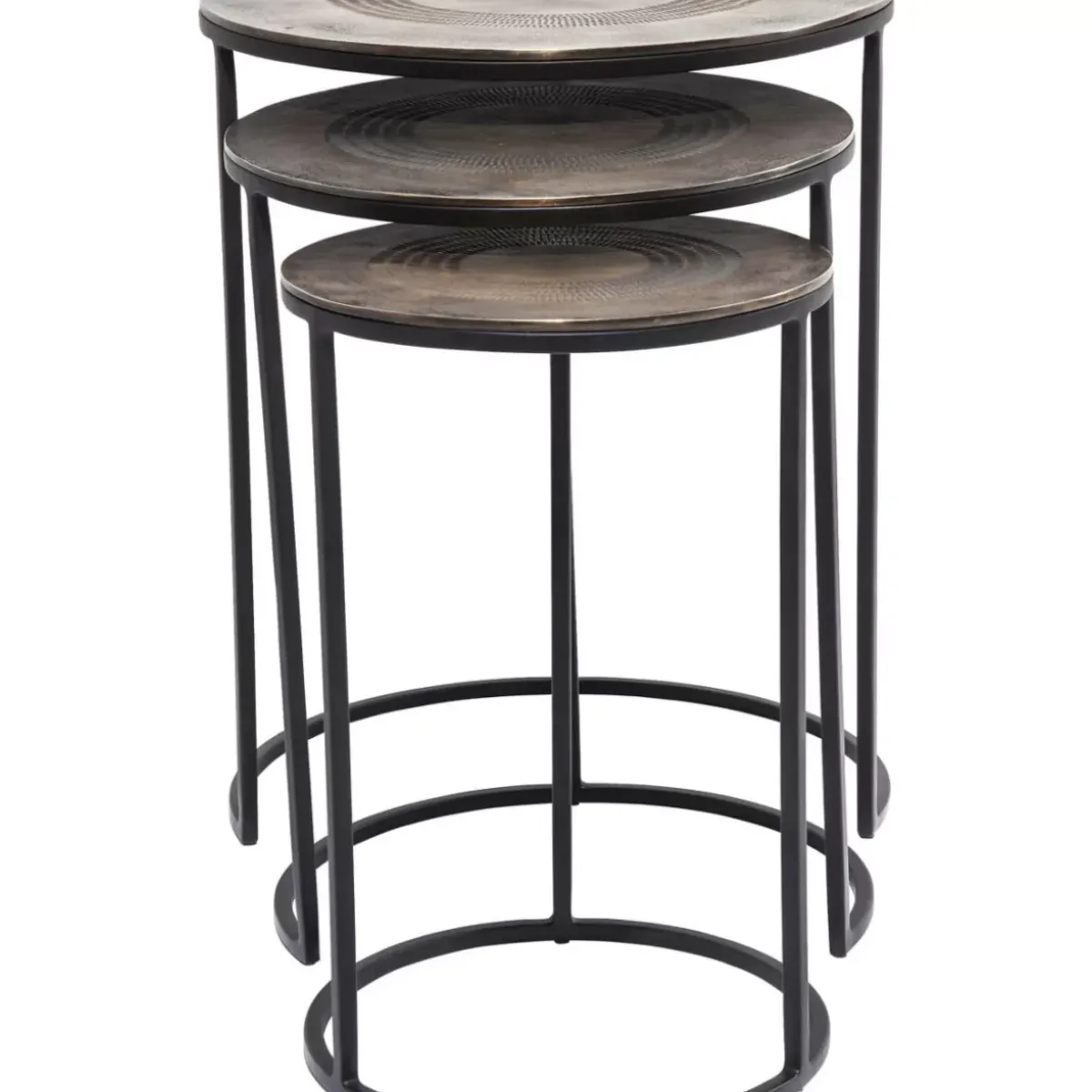 KARE Design Beistelltisch Marrakesh (3/Set) O48Cm- Tische