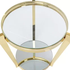 KARE Design Beistelltisch Monocolo Gold O50Cm- Tische