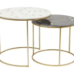 KARE Design Beistelltisch Mystic Round Klein (2/Set) O61Cm- Tische