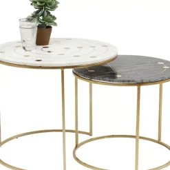 KARE Design Beistelltisch Mystic Round Klein (2/Set) O61Cm- Tische