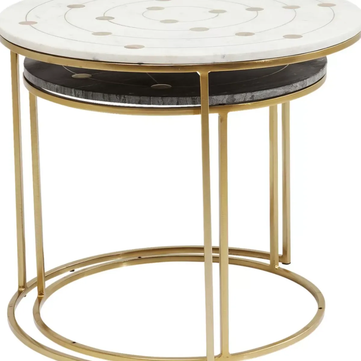 KARE Design Beistelltisch Mystic Round Klein (2/Set) O61Cm- Tische