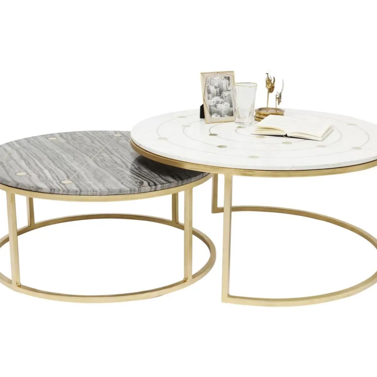 KARE Design Beistelltisch Mystic Round (2/Set) O90Cm- Tische