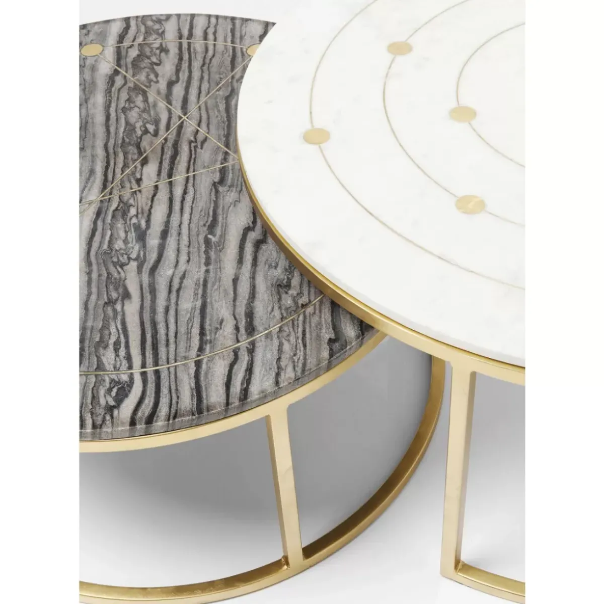 KARE Design Beistelltisch Mystic Round (2/Set) O90Cm- Tische