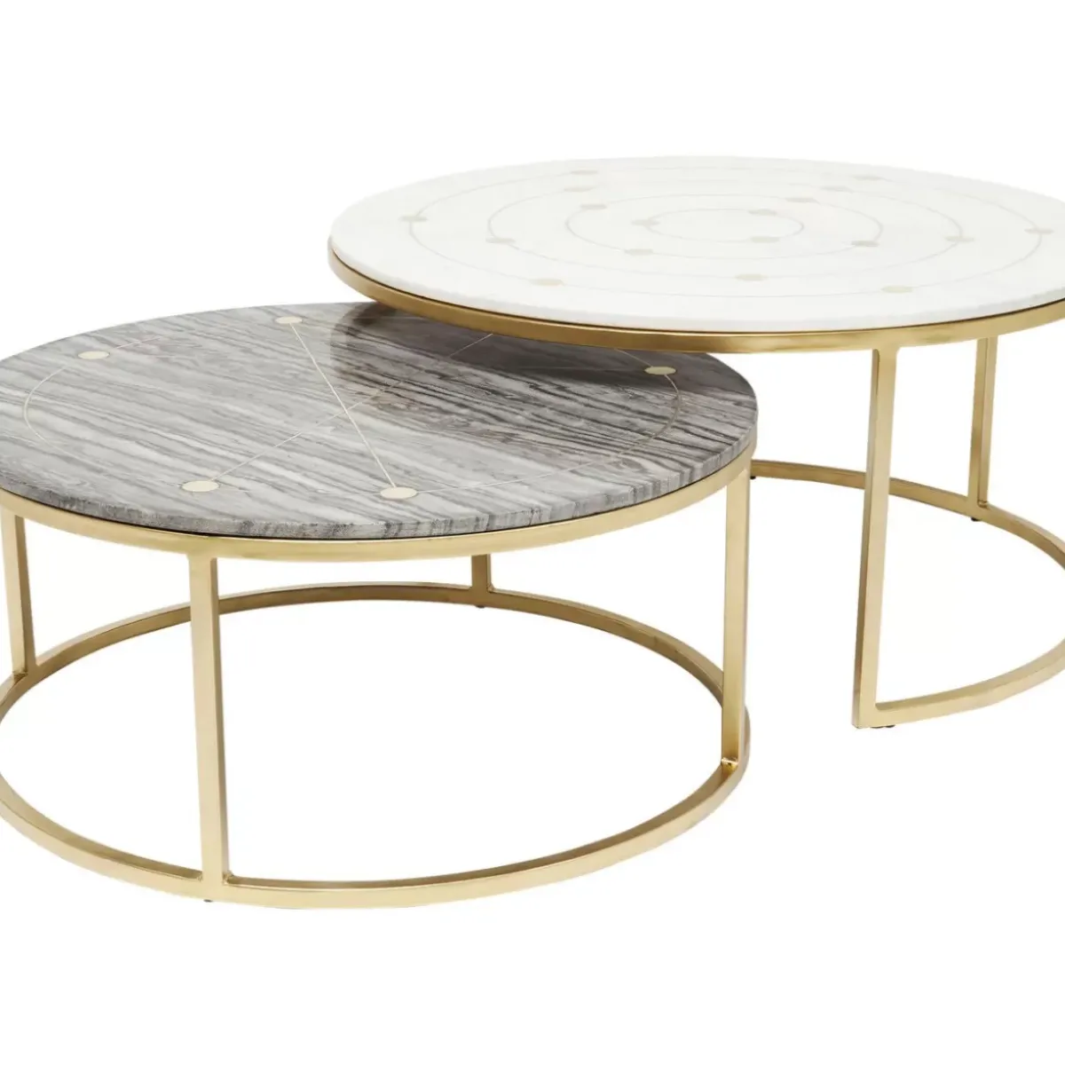 KARE Design Beistelltisch Mystic Round (2/Set) O90Cm- Tische