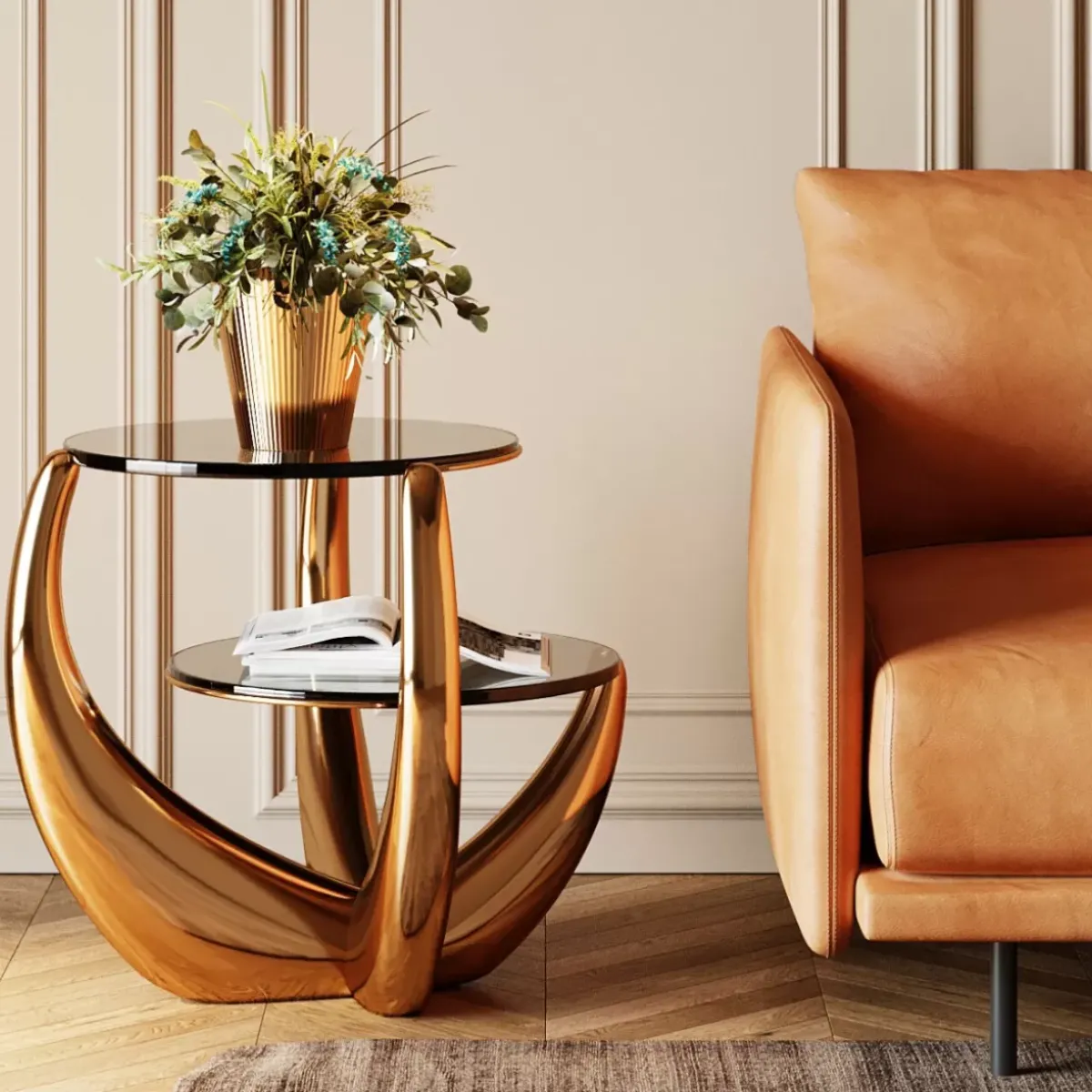 KARE Design Beistelltisch Piera 53X55Cm- Tische