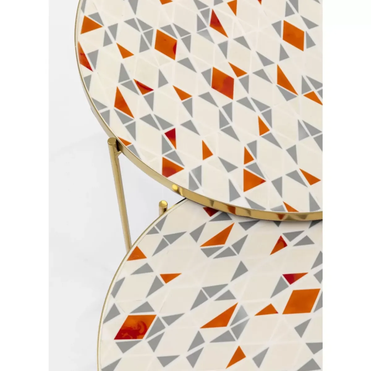 KARE Design Beistelltisch Priya Weis (2/Set)- Tische