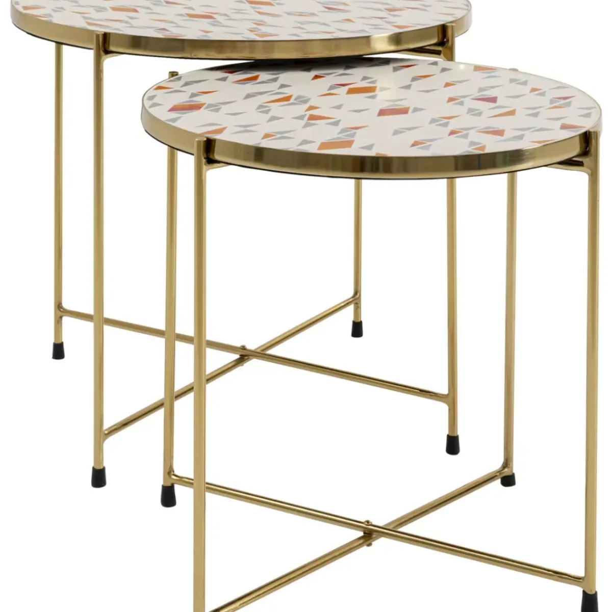 KARE Design Beistelltisch Priya Weis (2/Set)- Tische