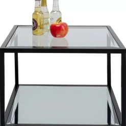 KARE Design Beistelltisch Quadro Schwarz 50X50Cm- Tische
