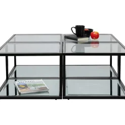 KARE Design Beistelltisch Quadro Schwarz 50X50Cm- Tische