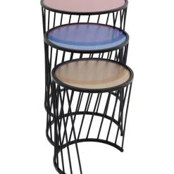 KARE Design Beistelltisch Rainbow (3/Set)- Tische