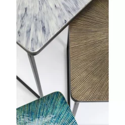KARE Design Beistelltisch Ray Square (3/Set)- Tische