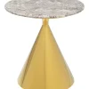 KARE Design Beistelltisch Rita Gold O50Cm- Tische