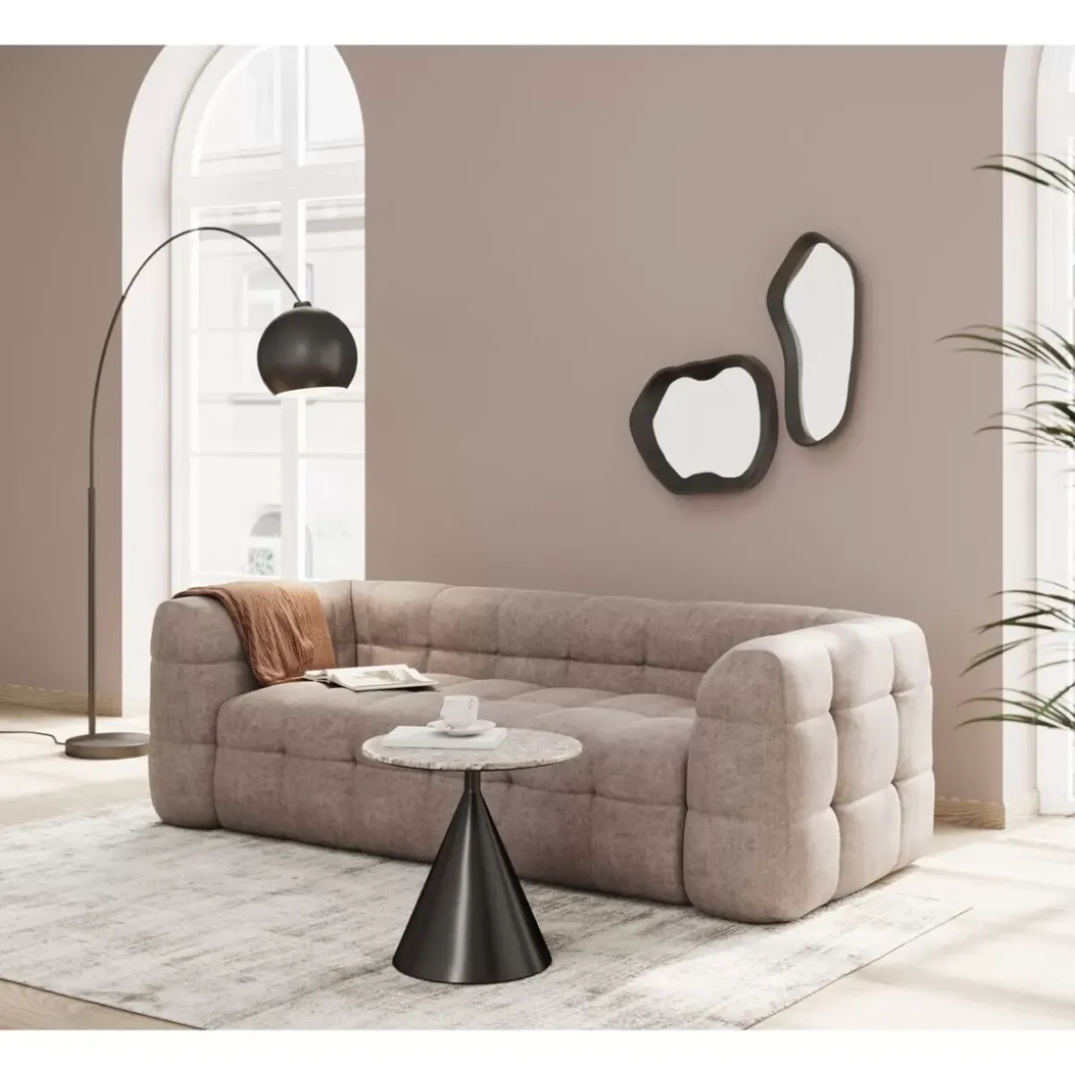 KARE Design Beistelltisch Rita Schwarz O50Cm- Tische