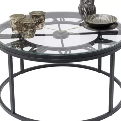 KARE Design Beistelltisch Roman Schwarz O76Cm- Tische