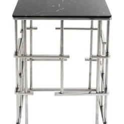 KARE Design Beistelltisch Rome Silber 40X40Cm- Tische