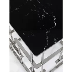 KARE Design Beistelltisch Rome Silber 40X40Cm- Tische