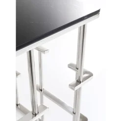 KARE Design Beistelltisch Rome Silber 40X40Cm- Tische