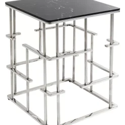 KARE Design Beistelltisch Rome Silber 40X40Cm- Tische