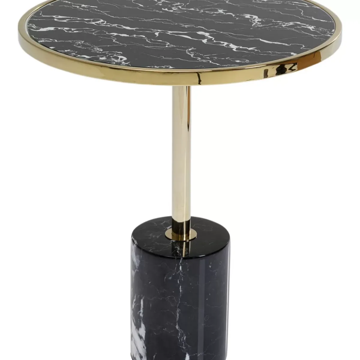 KARE Design Beistelltisch San Remo Base Schwarz O46Cm- Tische