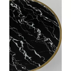 KARE Design Beistelltisch San Remo Base Schwarz O46Cm- Tische