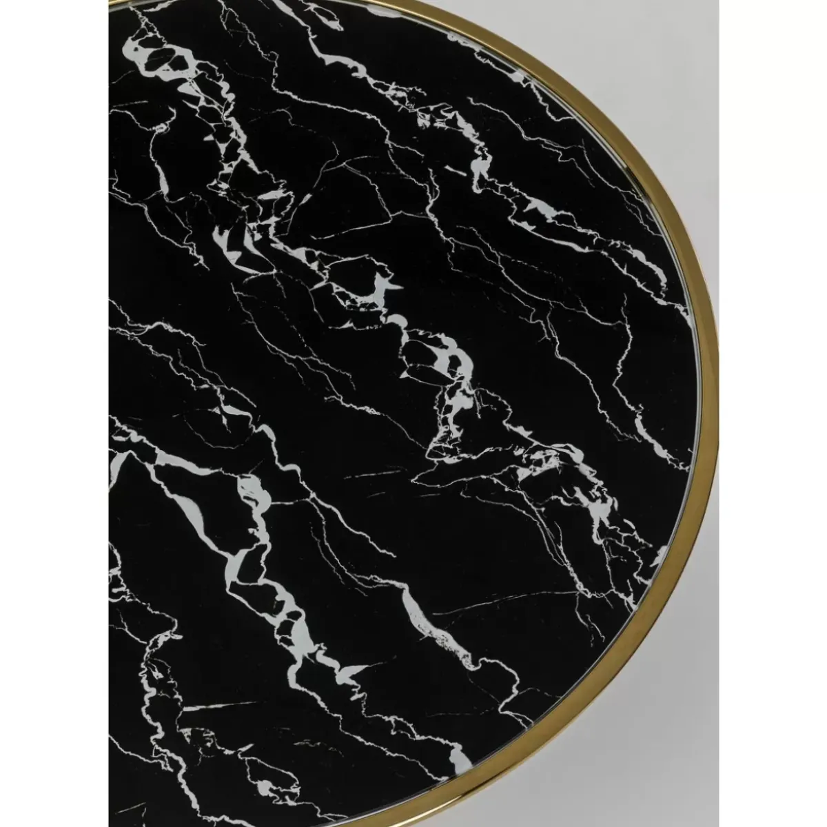 KARE Design Beistelltisch San Remo Base Schwarz O46Cm- Tische